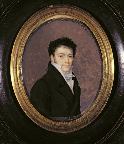 Portrait Miniature of a Gentleman by Joseph Bordes